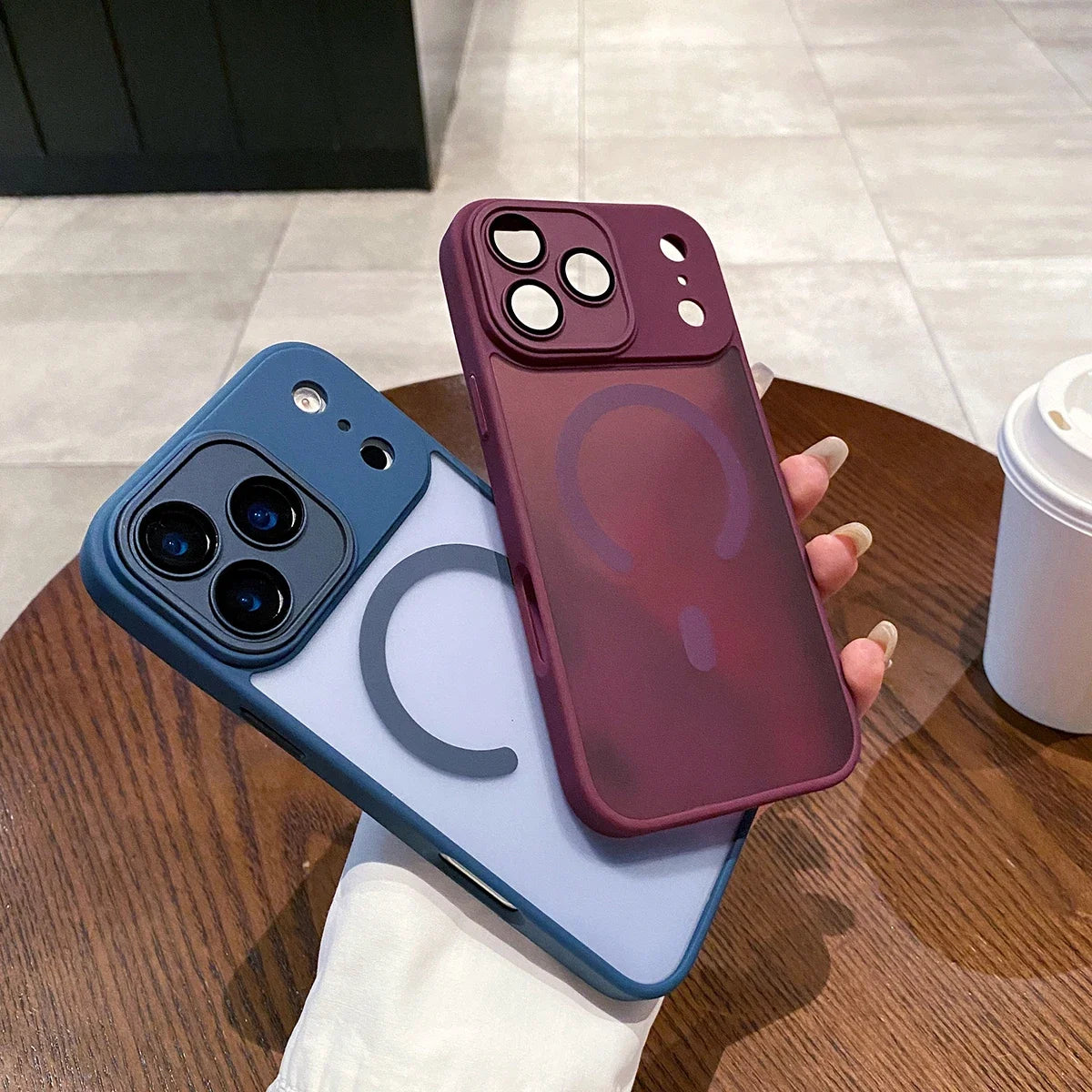 Magnetic Clear Shockproof Case iPhone 17 Pro Max