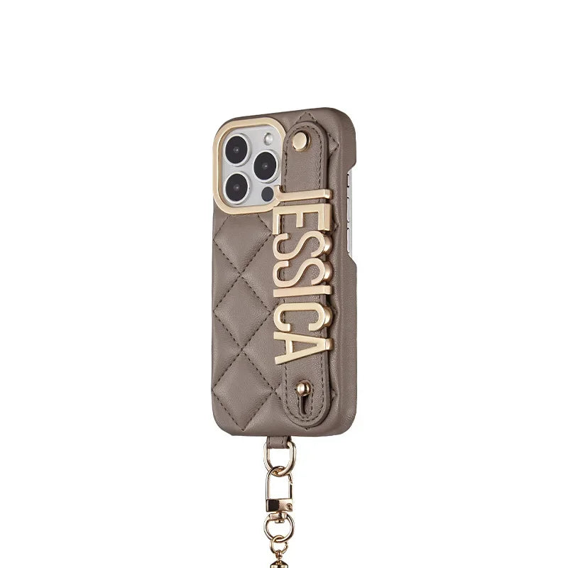 Leather Lanyard iPhone Case