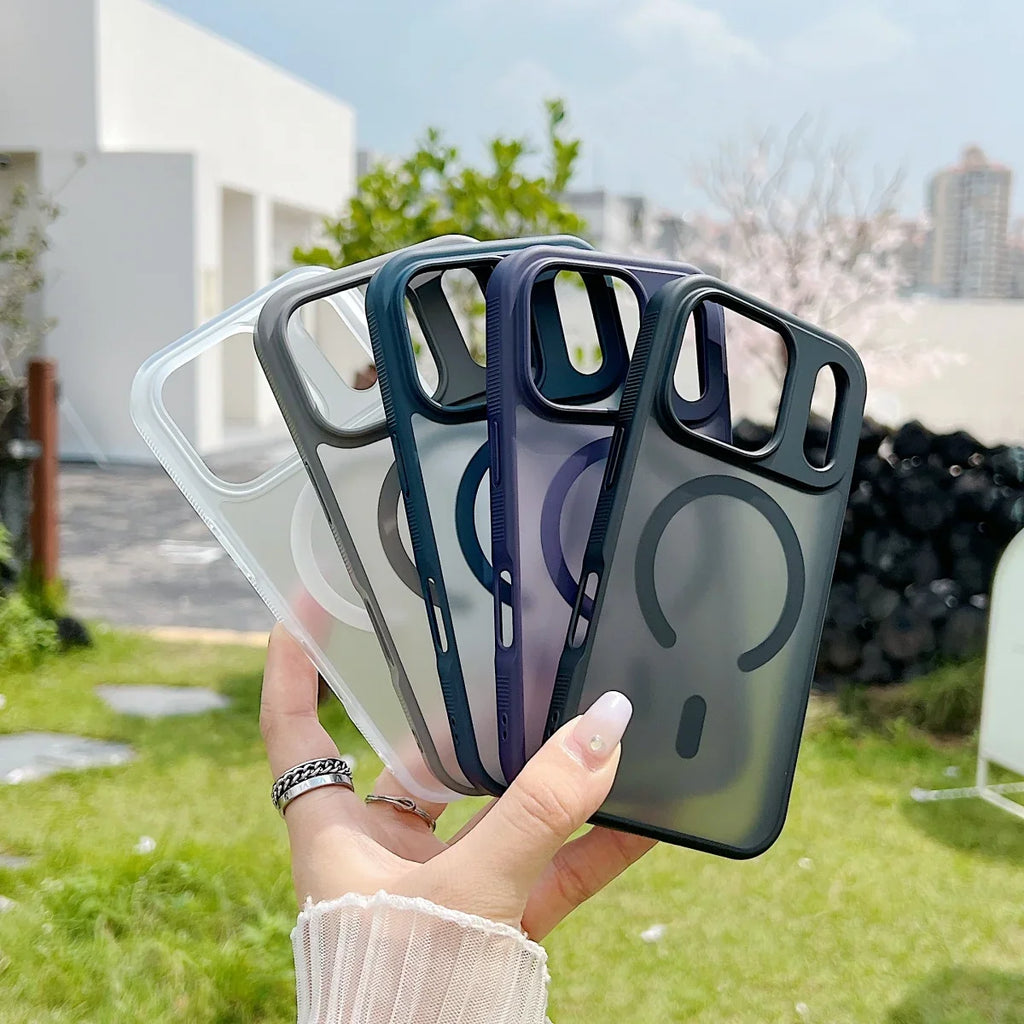 Matte Translucent Magnetic Case iPhone 17 Pro Max