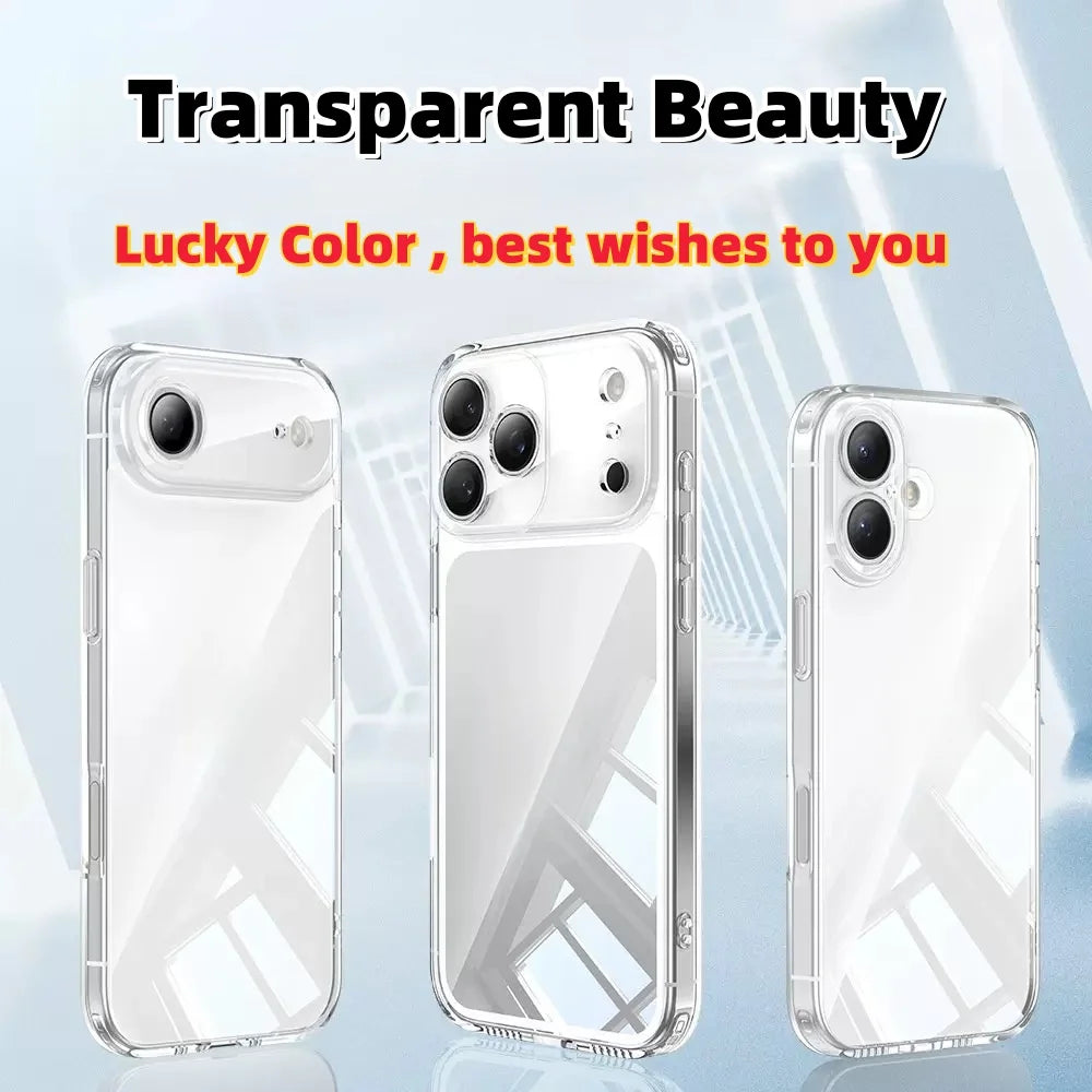 Transparent Shockproof TPU Case iPhone 17 Pro Max