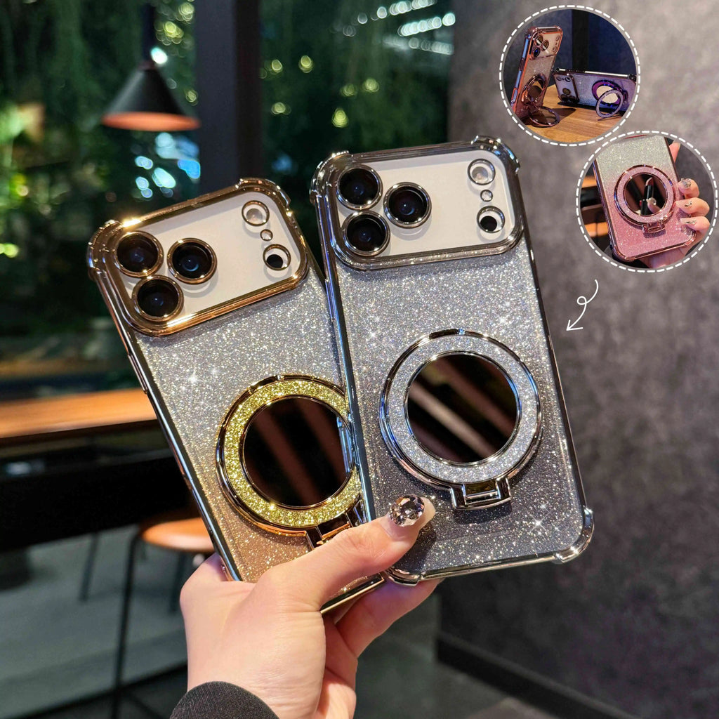 Fashion Glitter Mirror Magnetic Case iPhone 17