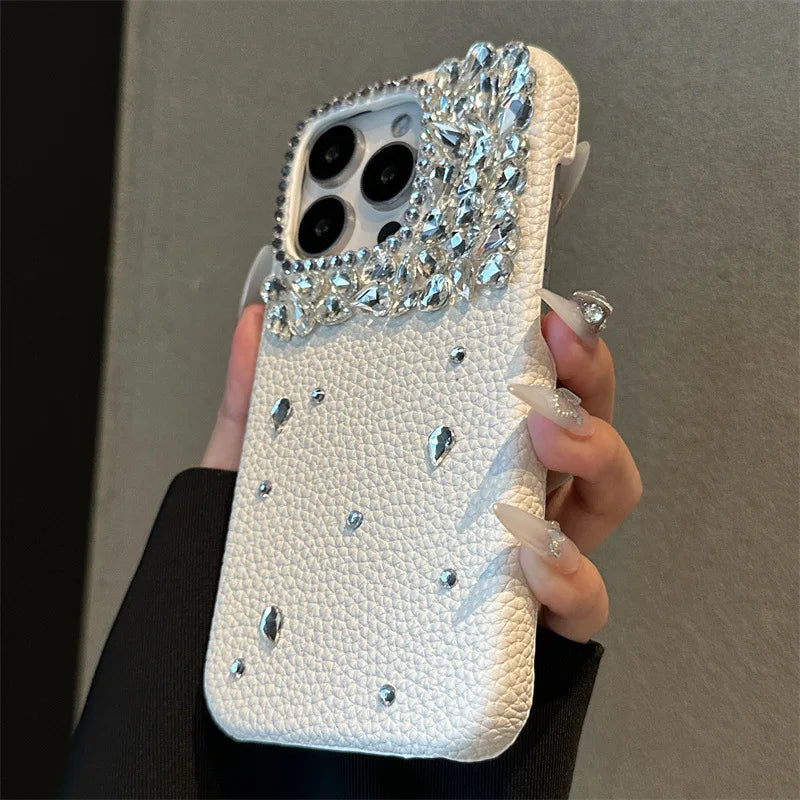 Lychee Leather iPhone Case