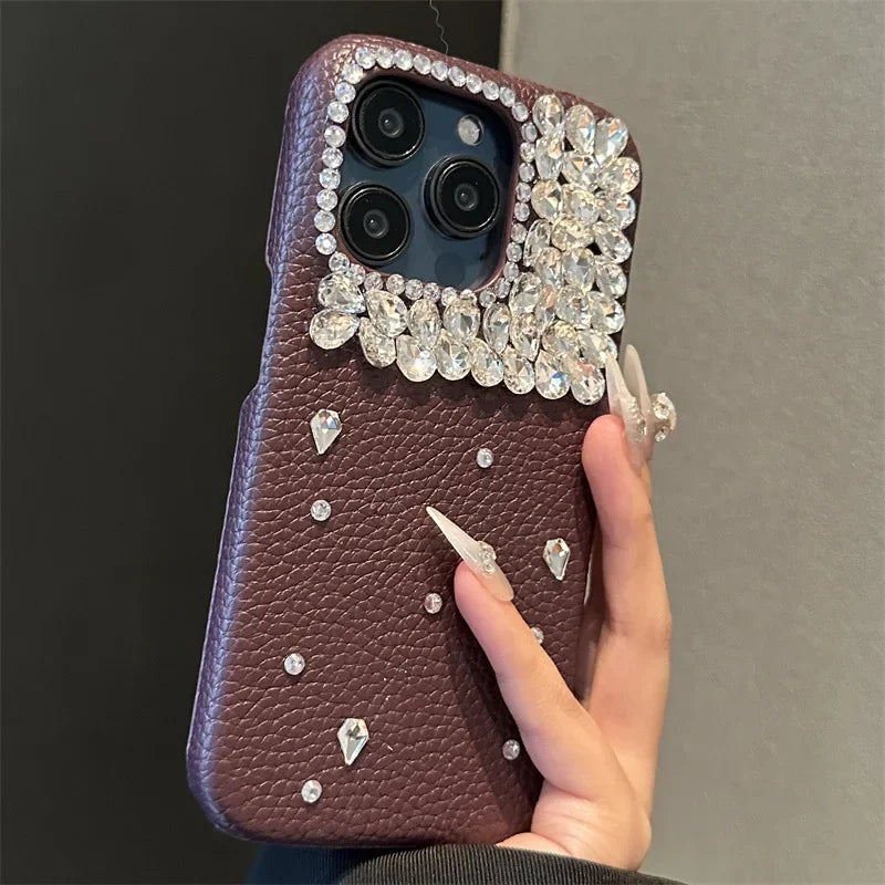 Lychee Leather iPhone Case