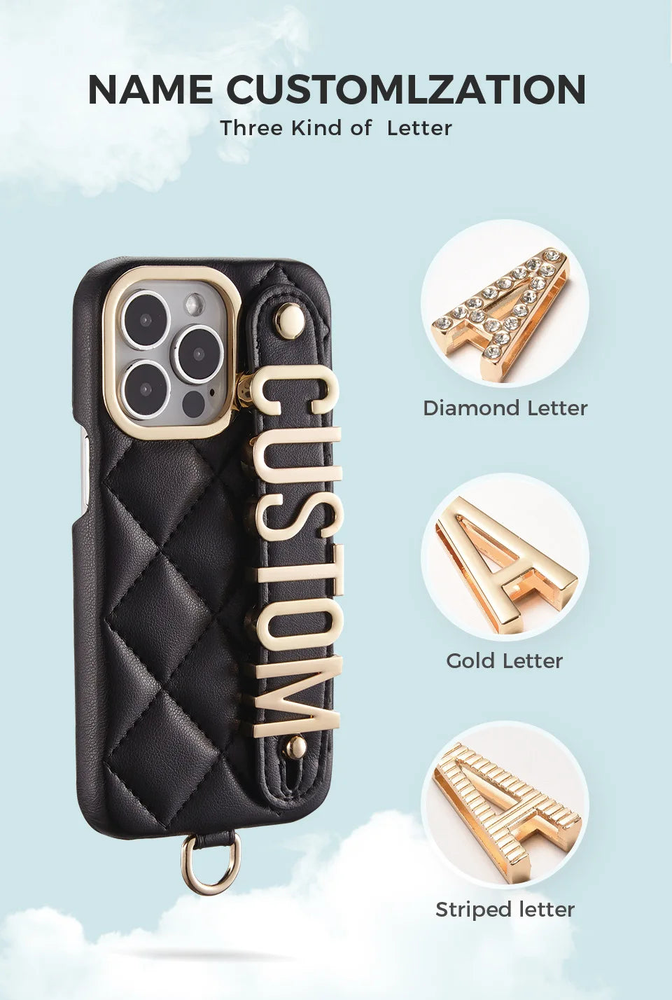 Leather Lanyard iPhone Case