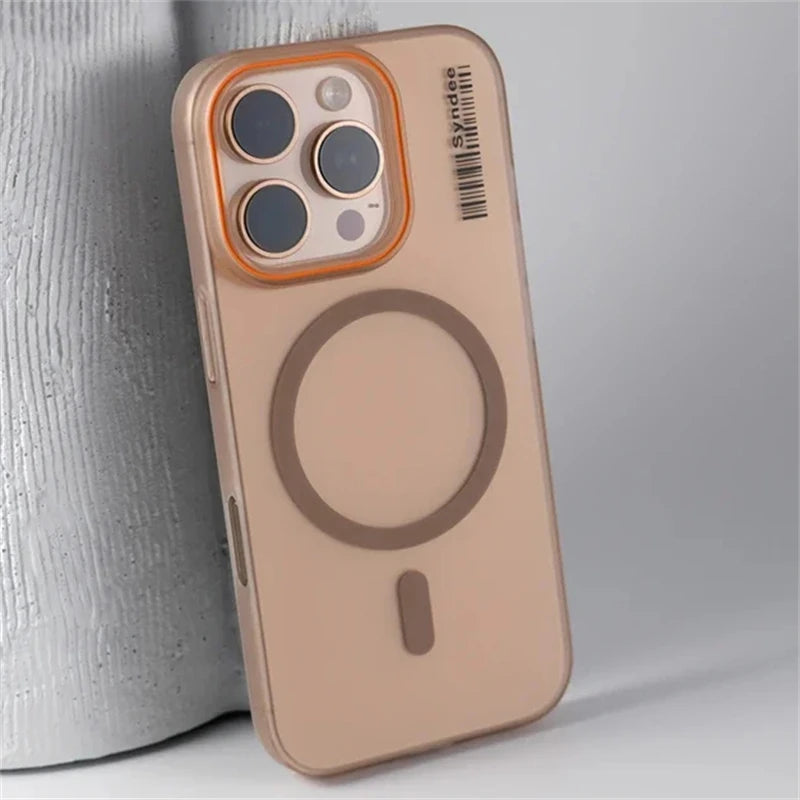 Frosted Barcode MagSafe iPhone Case
