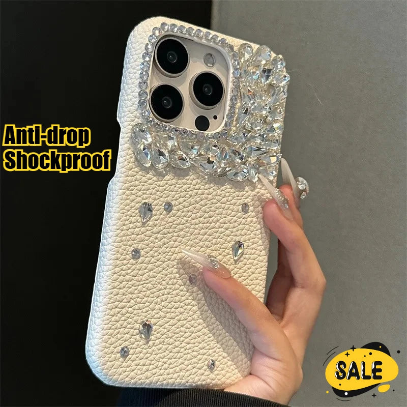 Lychee Leather iPhone Case