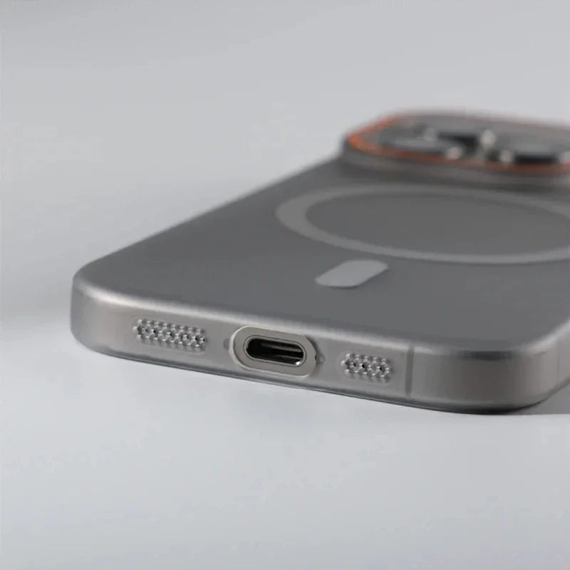 Frosted Barcode MagSafe iPhone Case