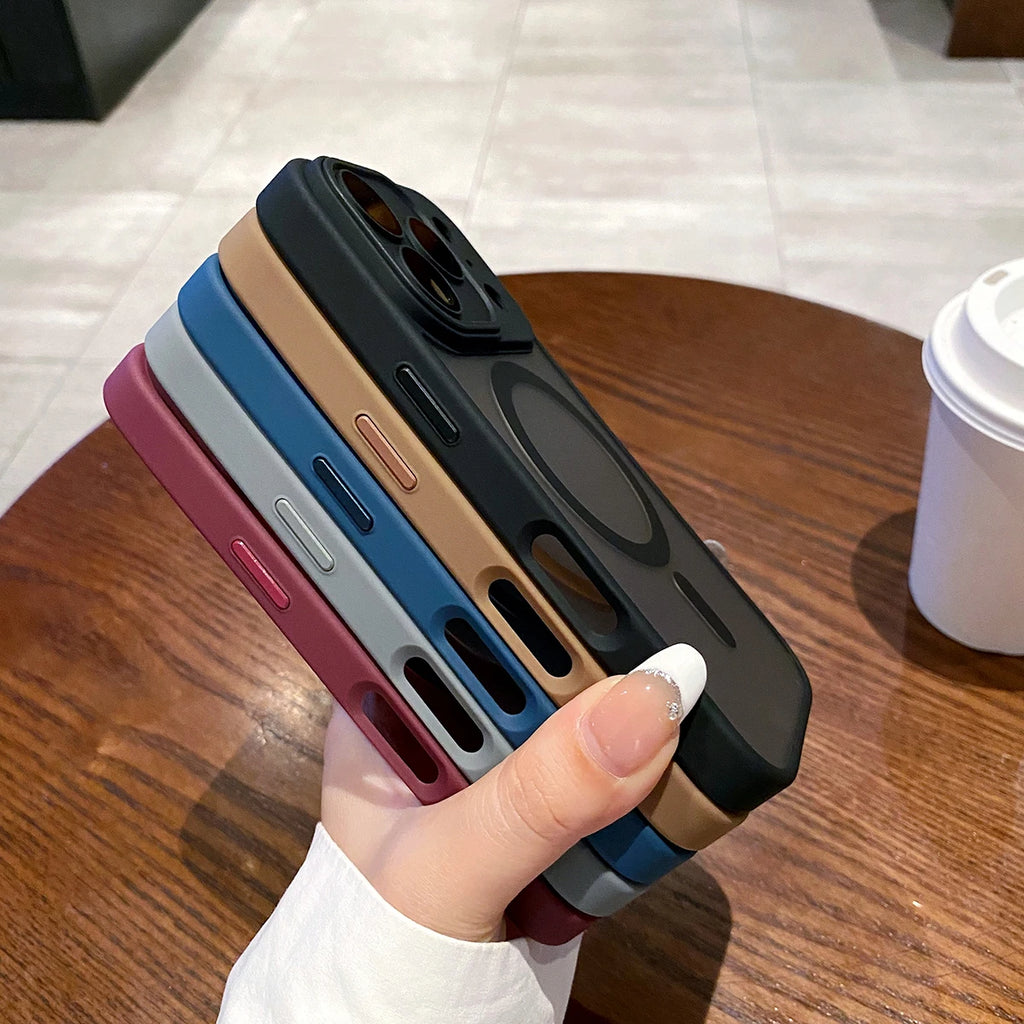 Magnetic Clear Shockproof Case iPhone 17 Pro Max