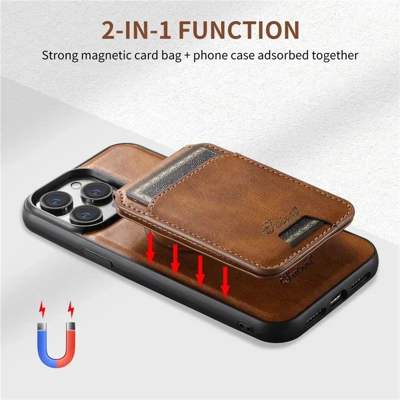 2-in-1 Wallet MagSafe iPhone Case