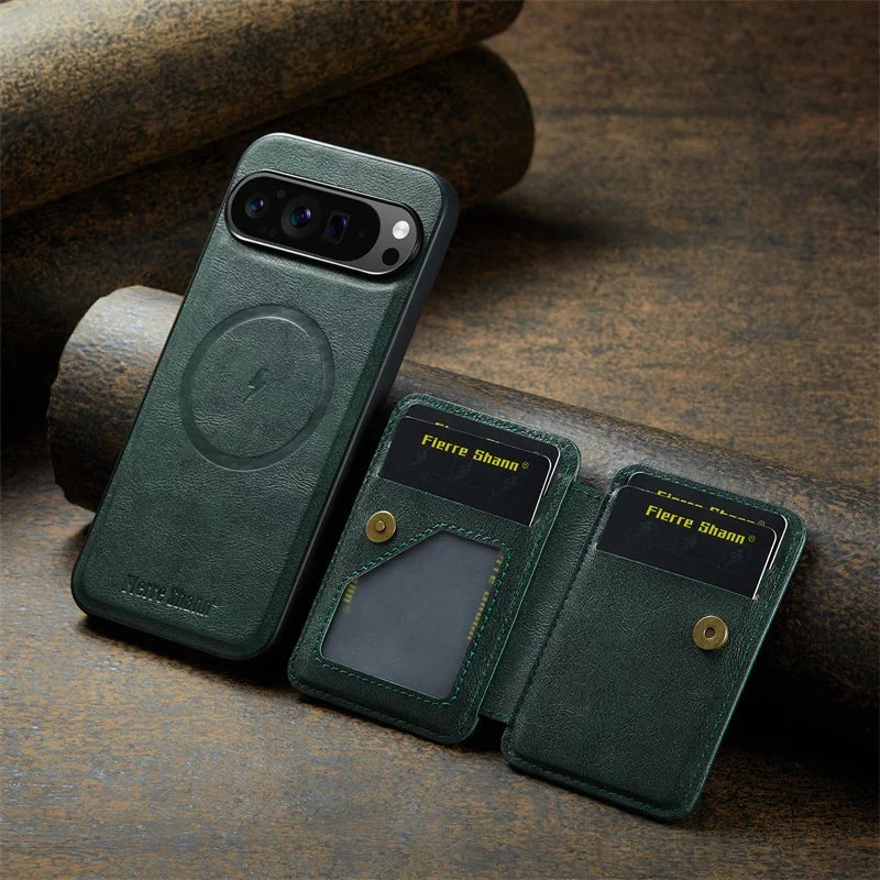 Magnetic Leather Pixel Case