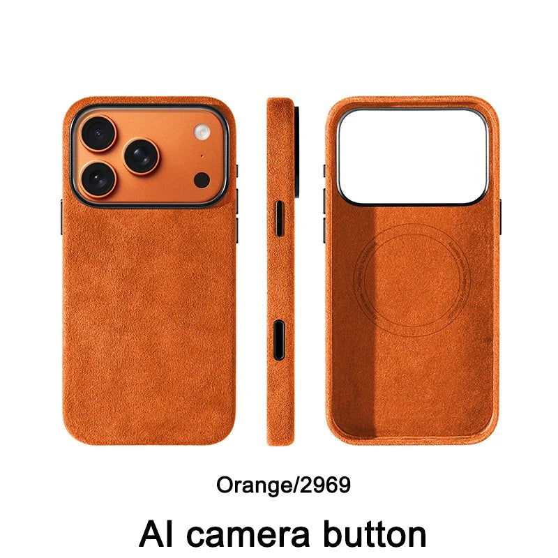 Alcantara Magsafe Magnetic Case iPhone 17 Pro Max