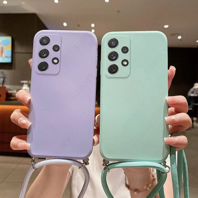 TPU Lanyard Samsung Case