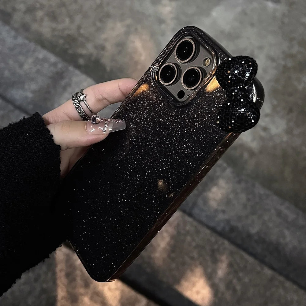 3D Bling Bow iPhone Case