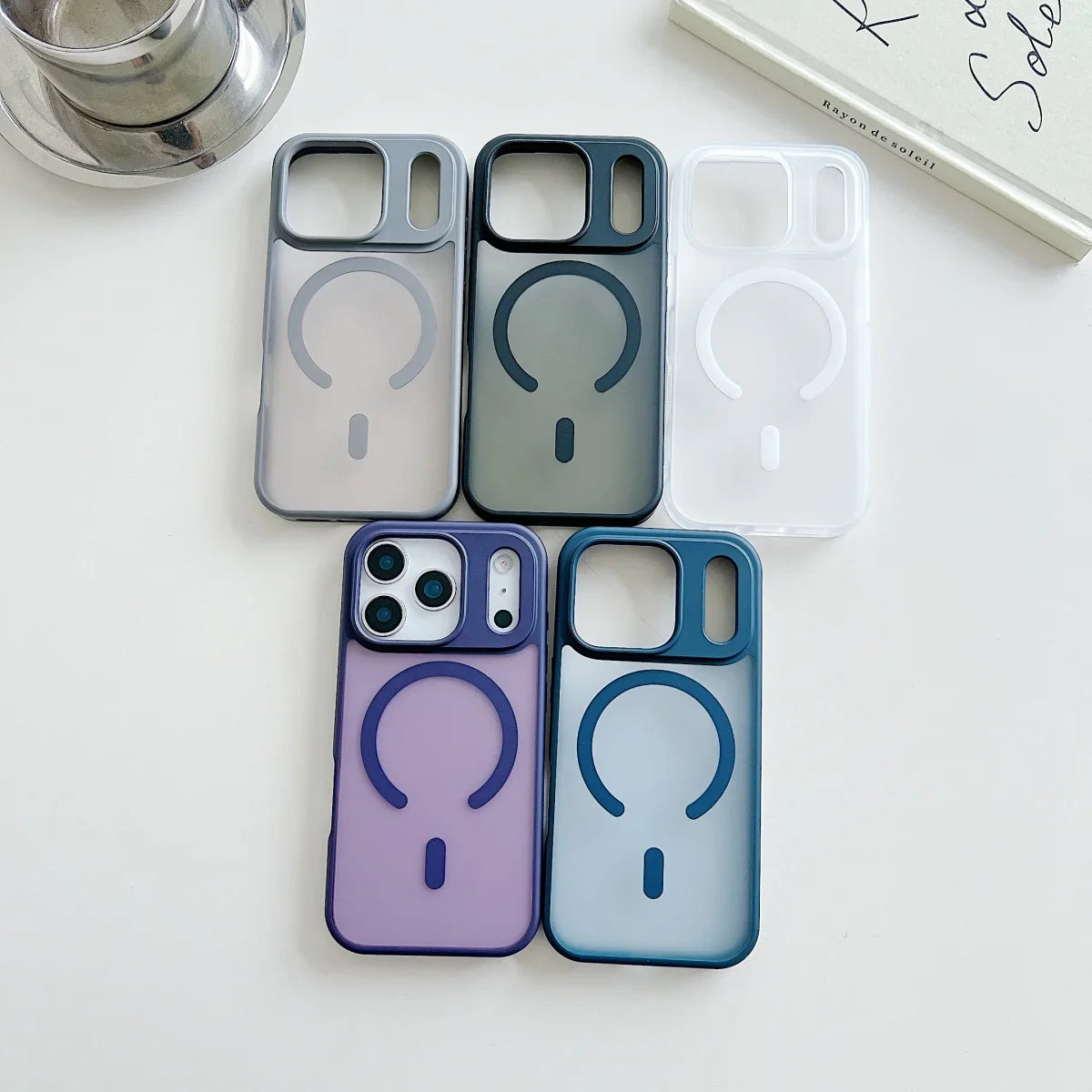 Matte Translucent Magnetic Case iPhone 17 Pro Max