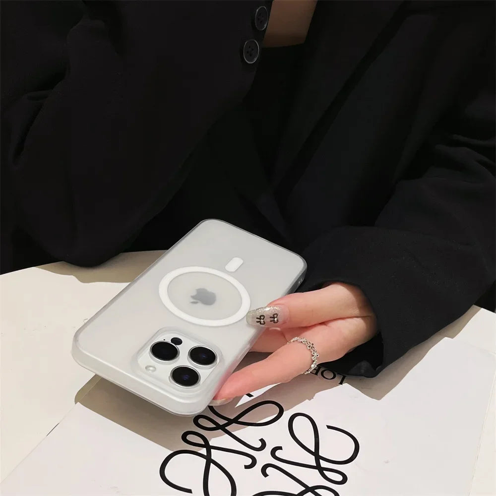 Matte Translucent Magsafe Case